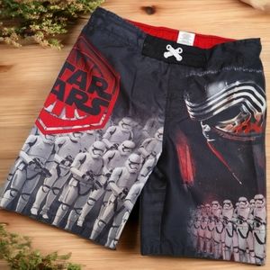 #2035 Star Wars swim trunks shorts boys M